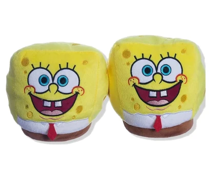 PANTUFA CHINELO FORMATO BOB ESPONJA 