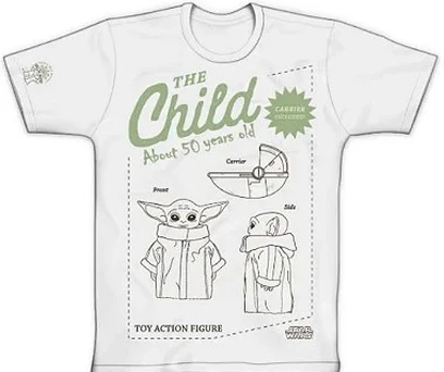 CAMISETA BABY YODA - STAR WARS 