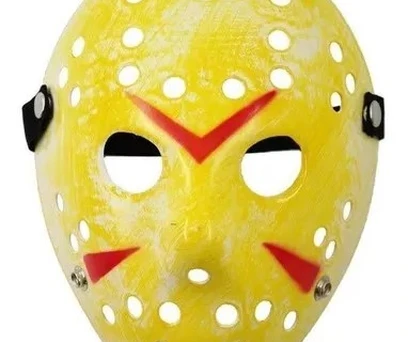 MÁSCARA JASON AMARELA  - SEXTA FEIRA 13