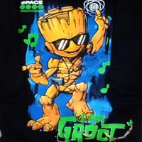 BODY BEBÊ MANGA LONGA ESTAMPA GROOT  - imagem 1
