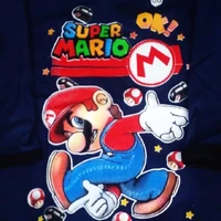 BODY BEBÊ MANGA LONGA ESTAMPA SUPER MARIO  - imagem 1