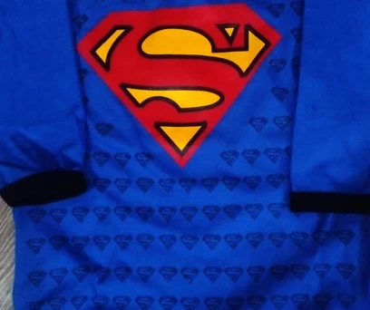BODY BEBÊ MANGA LONGA ESTAMPA SUPER-HOMEM 
