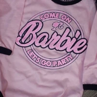 BODY BEBÊ MANGA LONGA ESTAMPA BARBIE  - imagem 1