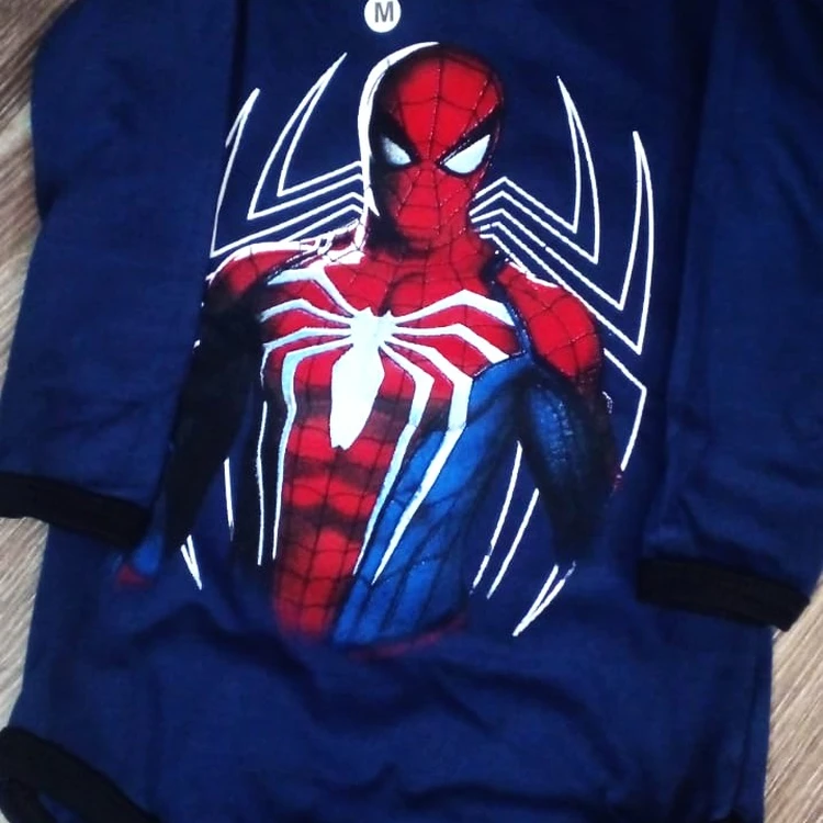 BODY BEBÊ MANGA LONGA ESTAMPA HOMEM-ARANHA 