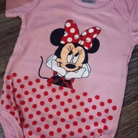 BODY BEBÊ MANGA CURTA ESTAMPA MINNIE  - imagem 1