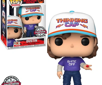 FUNKO POP STRANGER THINGS S4 EXCLUSIVE - DUSTIN 1249