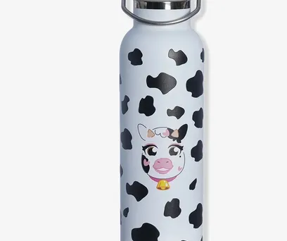 GARRAFA TERMICA 600ML VAQUINHA