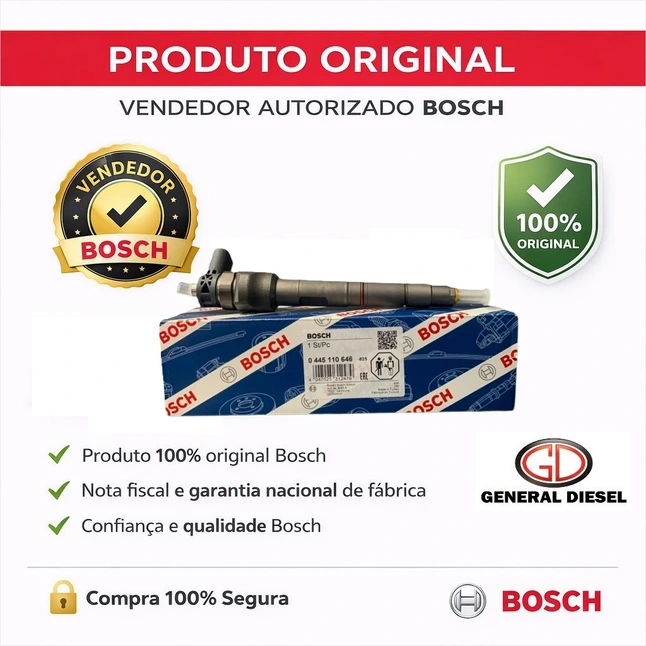 Bico Injetor Vw Amarok 2.0 Tdi 2012 Em Diante 0445110646