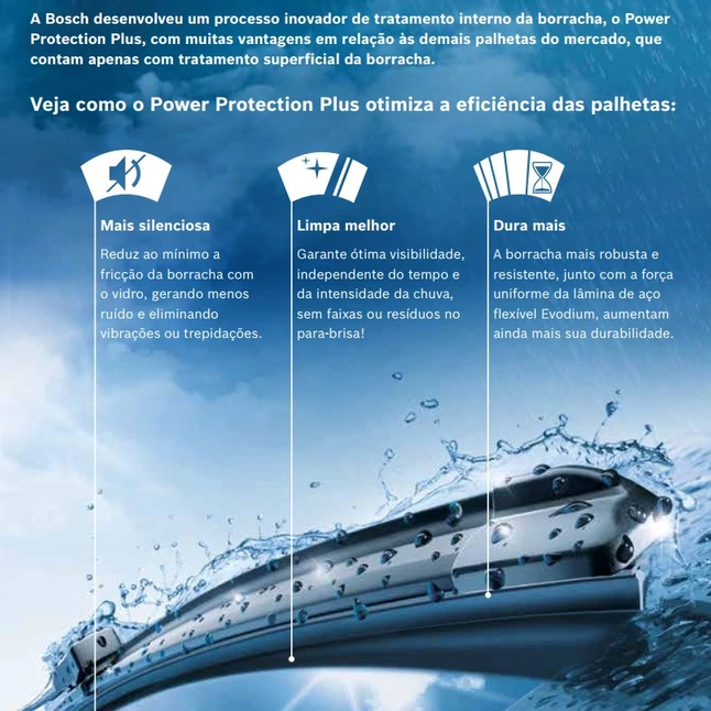 Par Palheta Limpador Parabrisa Multiclip Amarok 2013 À 2024