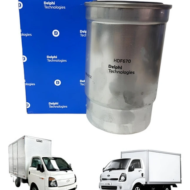 Filtro De Combustível Hr / K2500 2.5 16v Após 2013 Delphi