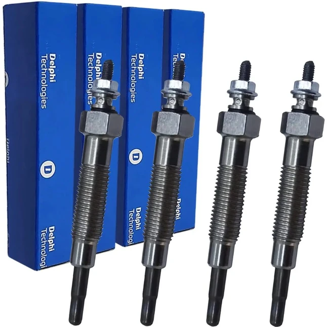 Jogo De 04 Vela Aquecedora Hr K2500 H100 L200 Delphi Ds004