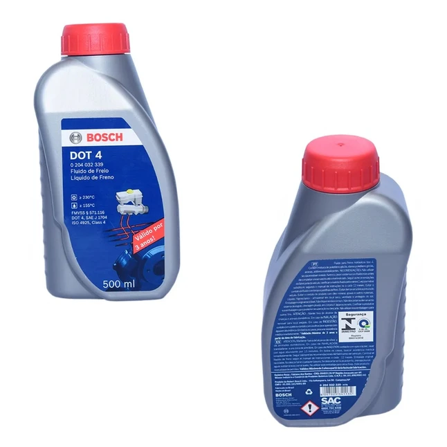 Fluido De Freio Bosch DOT4 500ml Dot 4