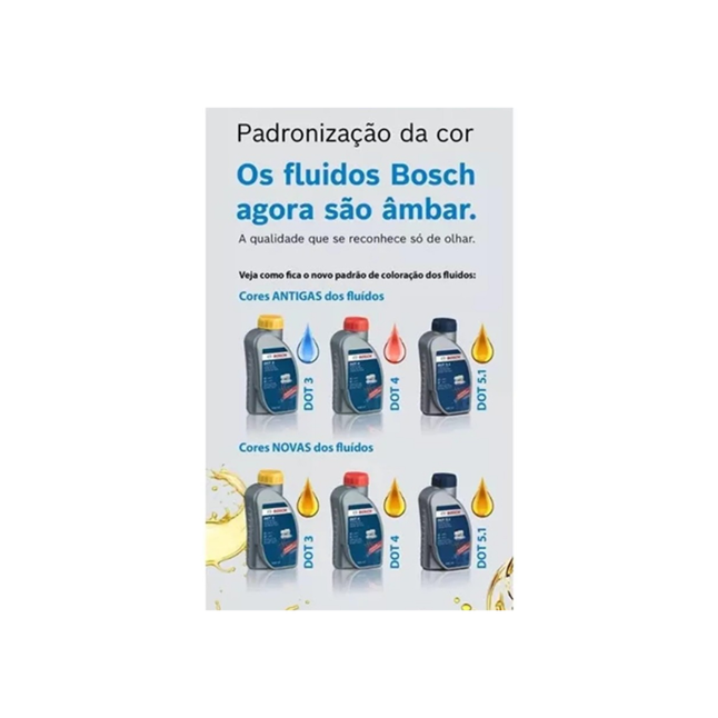 Fluido De Freio Bosch DOT4 500ml Dot 4