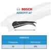 Palheta Limpador Chuva Parabrisa Bosch Kwid 2017 A 2023 - imagem 2