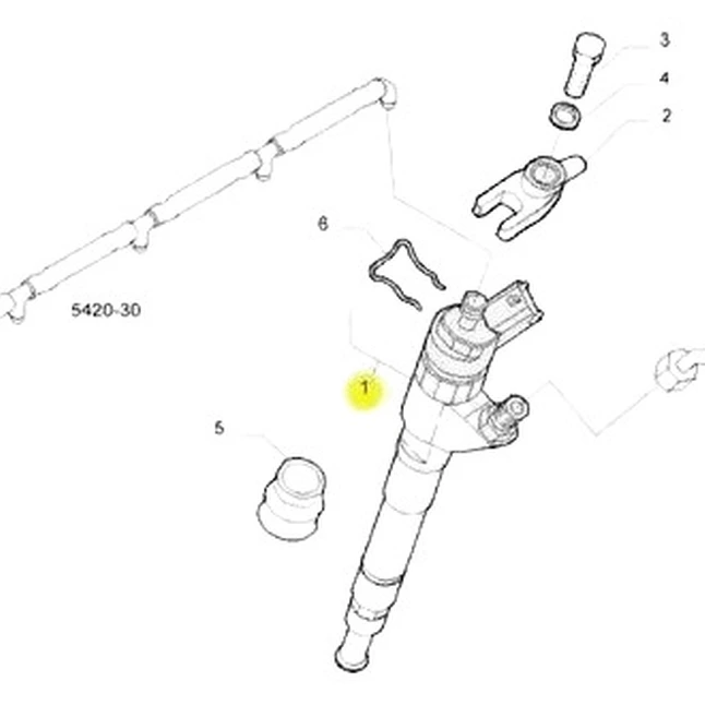 Iveco Diesel 5801540211 Daily Bico Injetor Bosch
