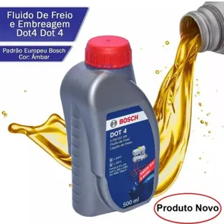 Kit 2 Fluído Freio Bosch Dot 4 500ml Original Pronta Entrega