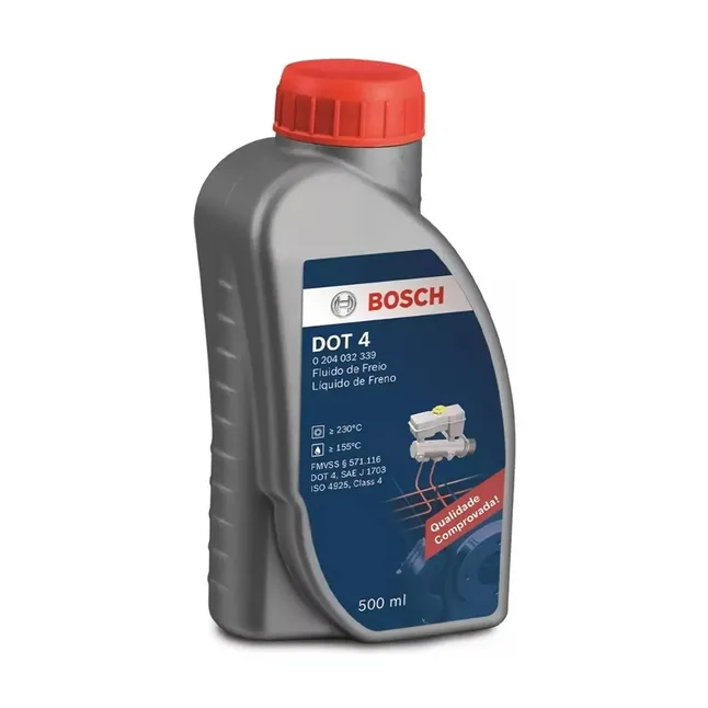 Kit 2 Fluído Freio Bosch Dot 4 500ml Original Pronta Entrega