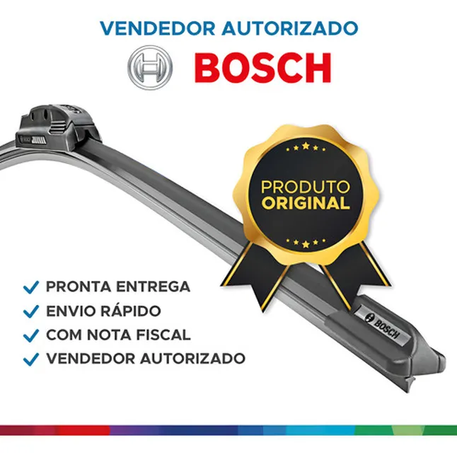 Palheta Parabrisa Bosch Original Fiat Strada 2010 A 2014