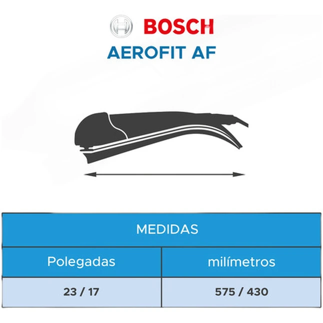 Palheta Parabrisa Bosch Original Fiat Strada 2010 A 2014