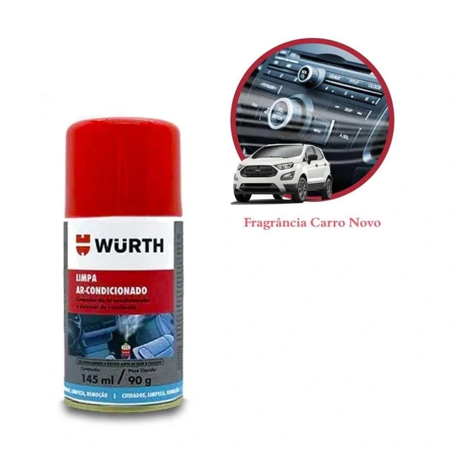 Limpa Ar Condicionado Wurth Carro novo