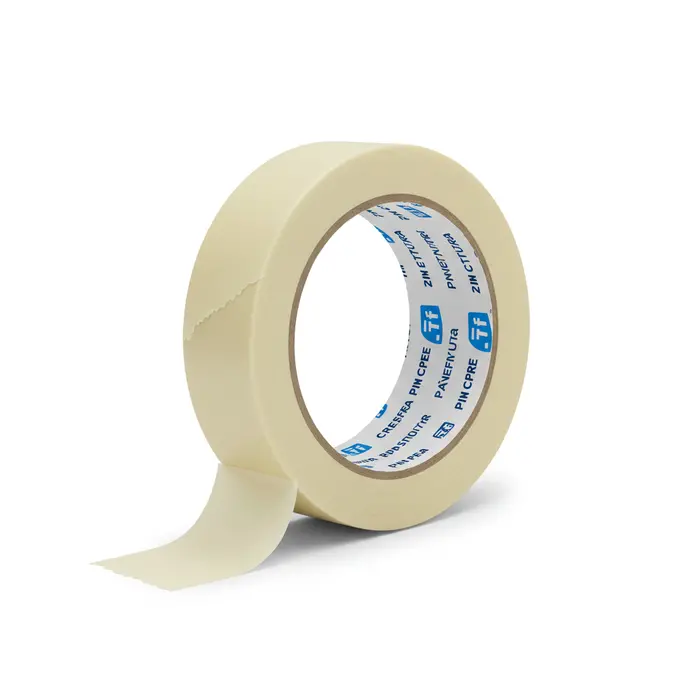 Fita Crepe para Pintura 24mm x 50m – Uso Profissional