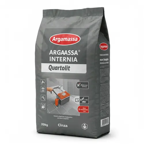 Argamassa Quartzolit Interna Cinza 20kg – Assentamento de Cerâmicas