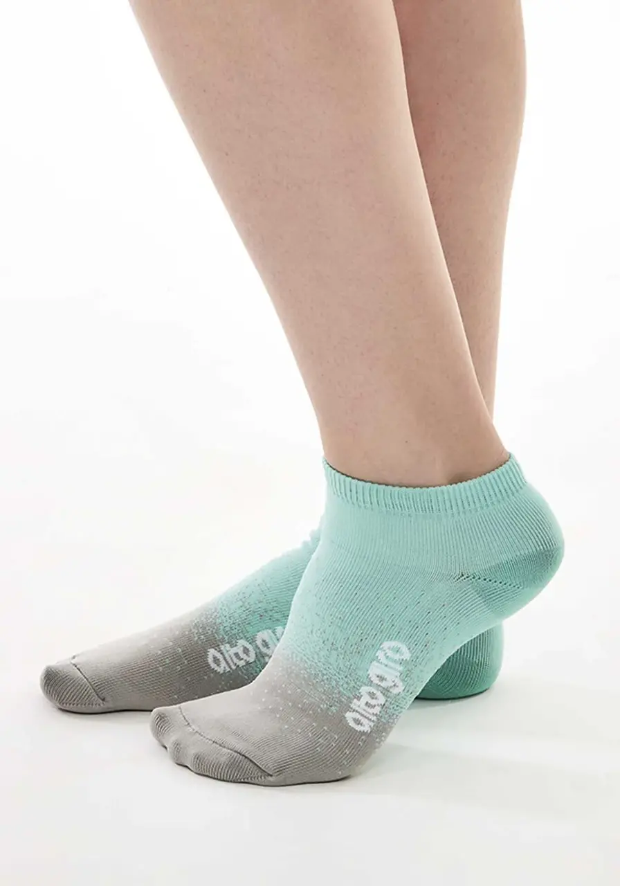 Meia Invisivel Degrade Alto Giro