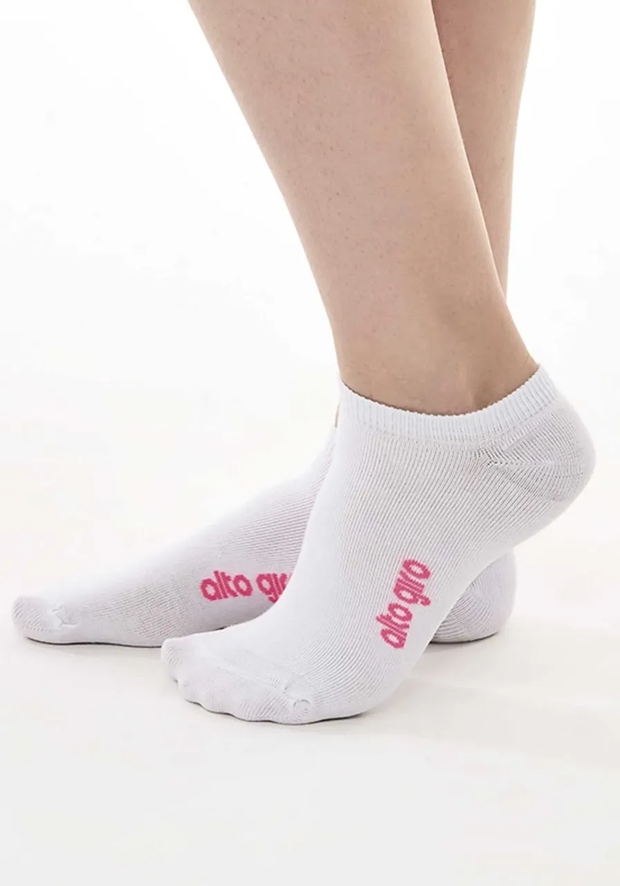 Meia Feminina Logo Neon Alto Giro