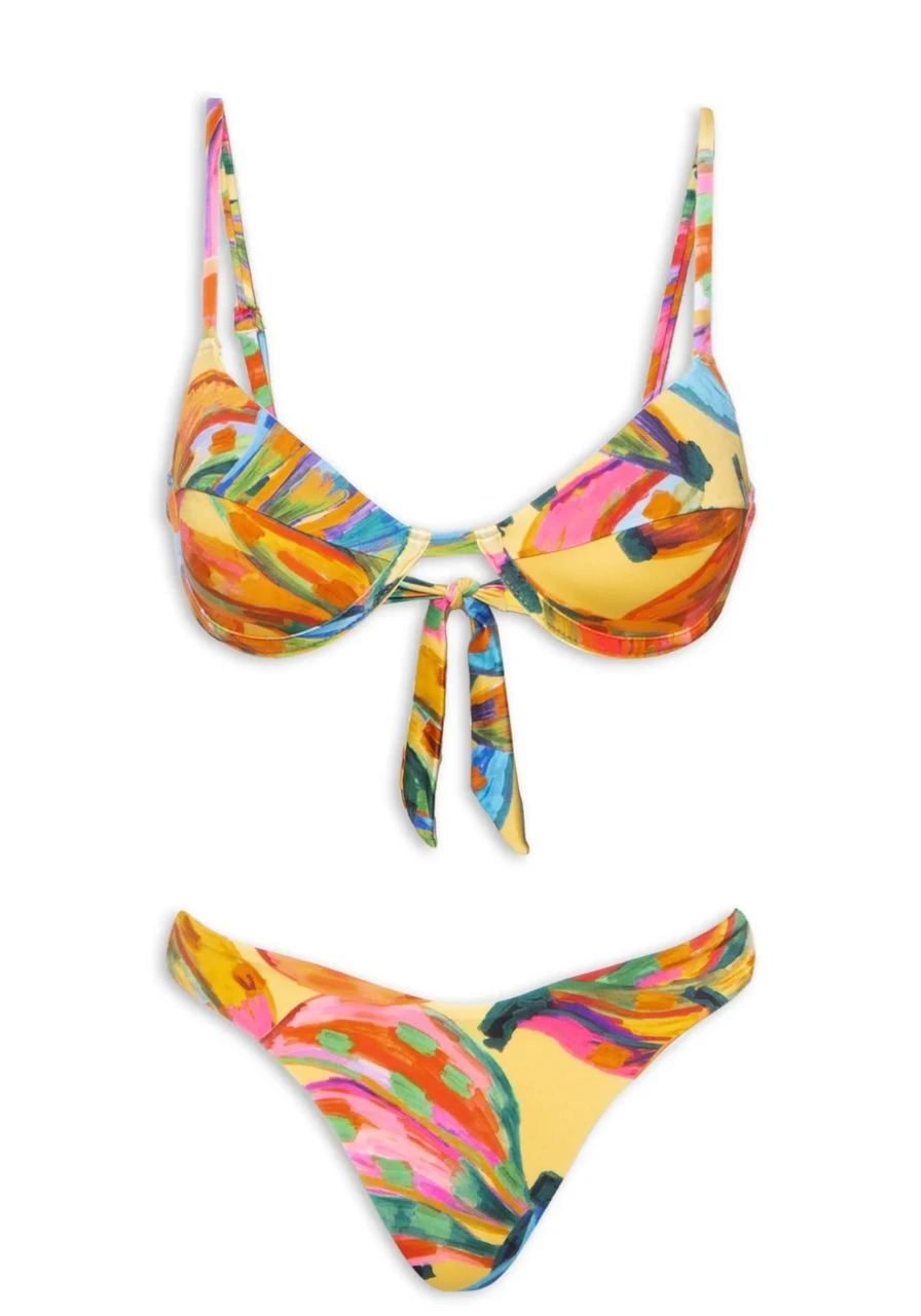 Biquíni Meia Taça Cor De Banana Farm Ref 11862