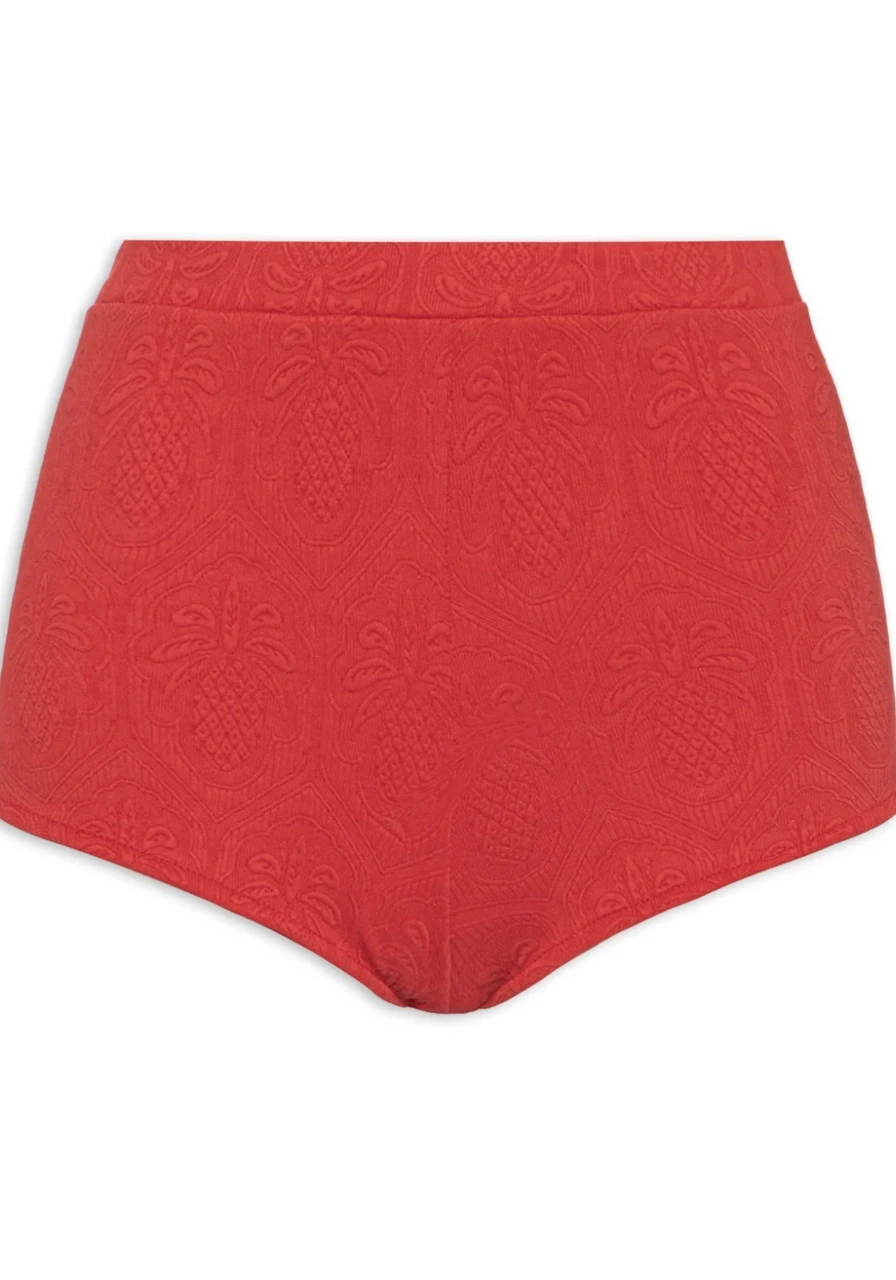 Short Textura Abacaxi Farm Vermelho Ref 11846