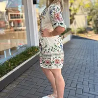 Vestido Curto Jardim Beleza Farm Ref 15374 - imagem 1