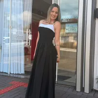 Vestido Bicolor Lastex Farm Ref 14899 - imagem 2