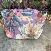 Necessaire Farm Ziriguidum Romance Em Flor Roxa - imagem 1