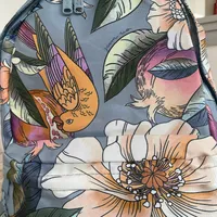 Mochila Farm Xodó Romance Em Flor Azul - imagem 1