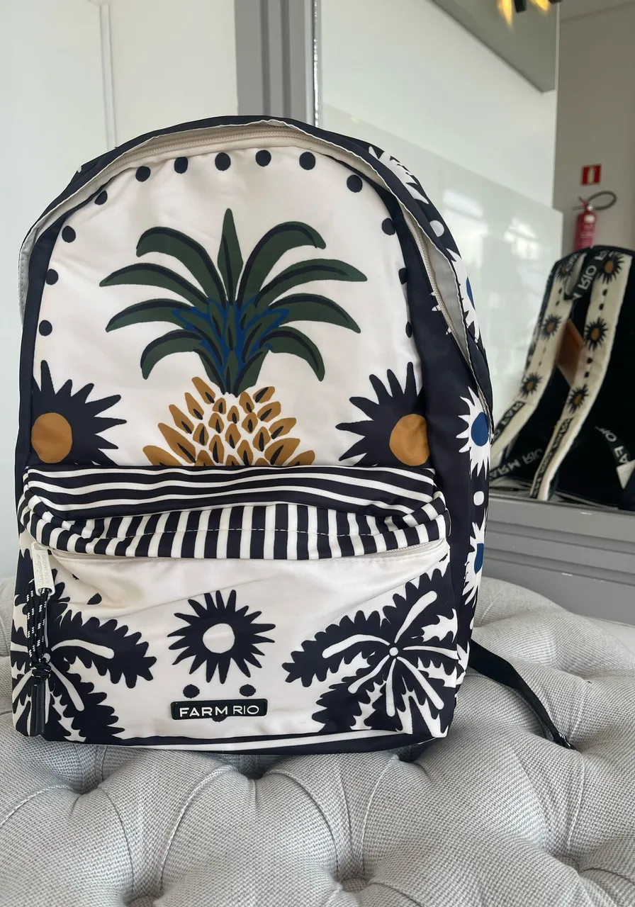 Mochila Farm Xodó Jardim Tropical
