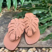 Sandália Salto Rasteiro Marrom Farm Rio Ref 13969  - imagem 1