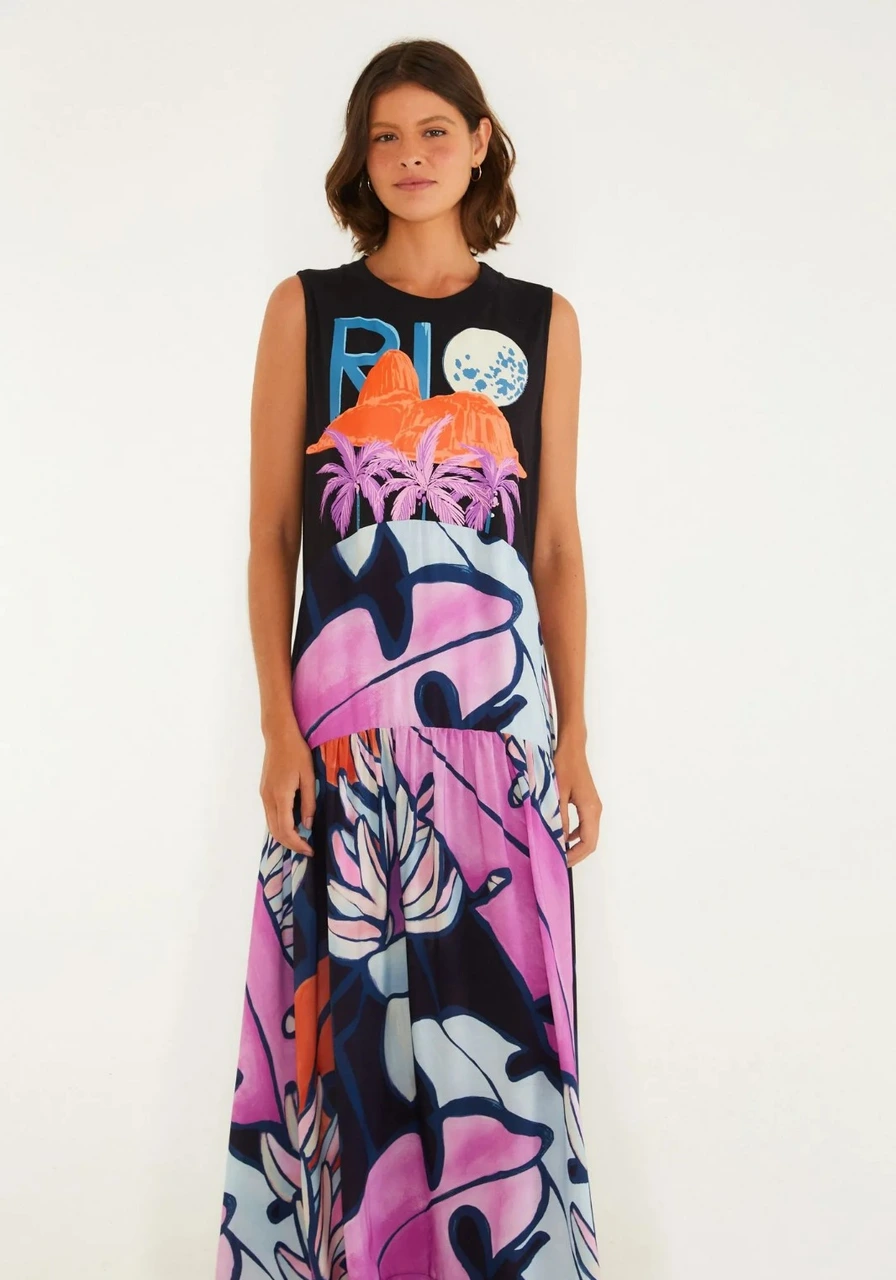 Vestido Cropped Regata Rio Vertical Farm Ref 16108