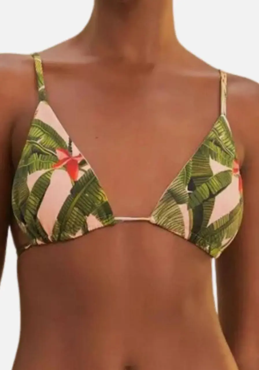 Biquíni Lacinho Banana Verde E Rosa Farm Ref 11660