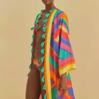 Kimono Localizado Listras Bia Farm  - imagem 5