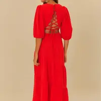 Vestido Mangas Marias Farm - imagem 2