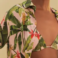 Vestido Chemise Banana Verde e Rosa Farm  - imagem 2