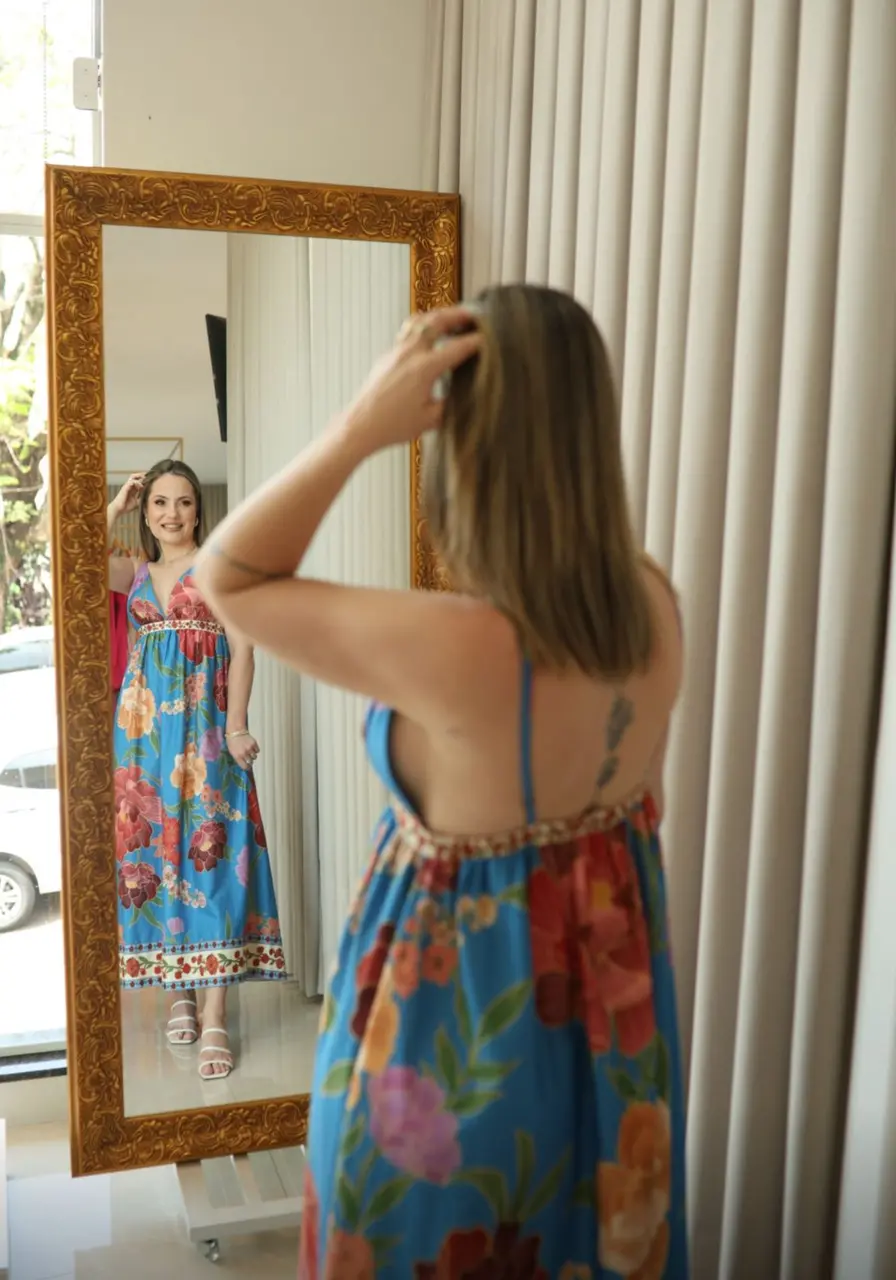 Vestido Cropped Beleza Tropical  Duda Farm 