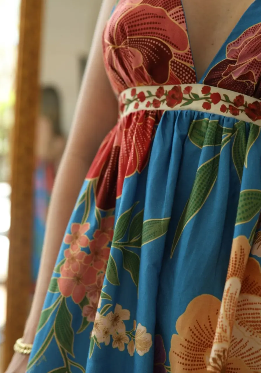 Vestido Cropped Beleza Tropical  Duda Farm 