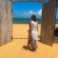 Vestido Localizado Céu Tropical Farm  - imagem 3