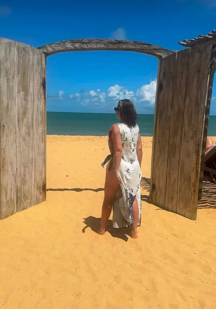 Vestido Localizado Céu Tropical Farm 