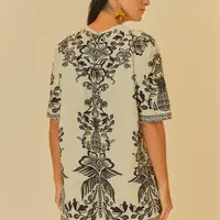 Vestido T-Shirt Básico Estampado Doce Caminho Farm  - imagem 1