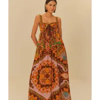 Vestido Alça Estampado Capadócia  - imagem 1
