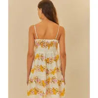 Vestido Curto Estampado Flor Do Campo - imagem 1