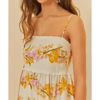 Vestido Curto Estampado Flor Do Campo - imagem 2