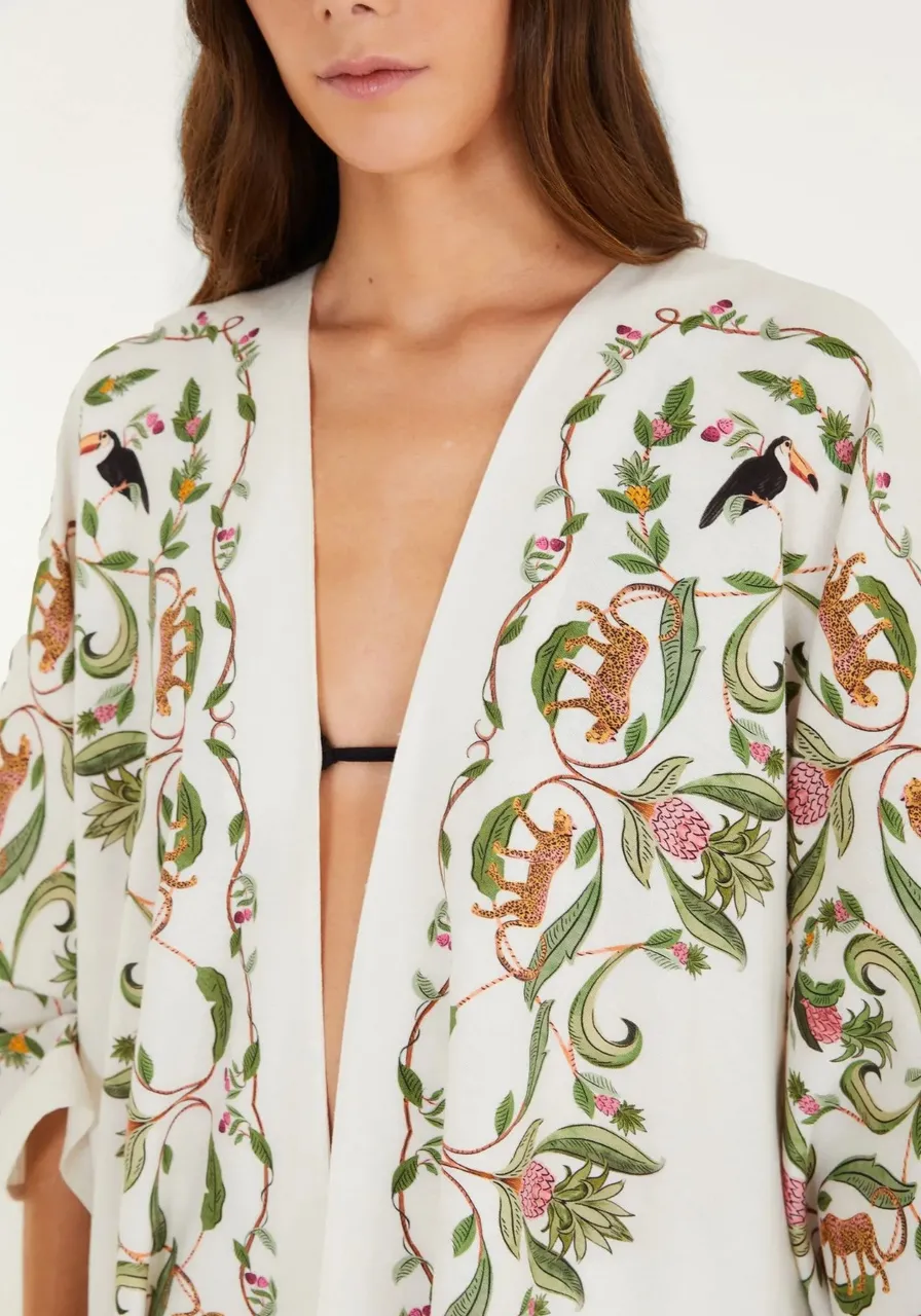 Kimono Floresta Doce Farm Ref 14987